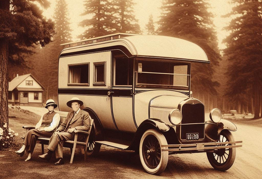 amerikanisches wohnmobil 1950er