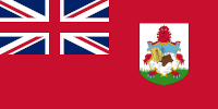 Die Landesfahne von Bermuda