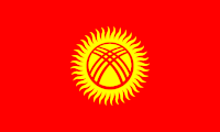Landesfahne von Kirgisistan