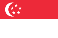 Landesfahne von Singapur